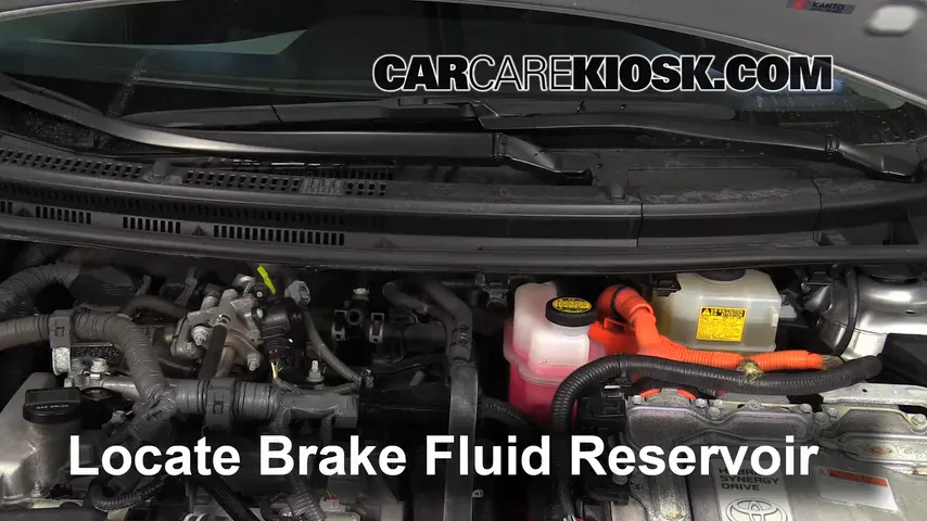 2012 Toyota Prius C 1.5L 4 Cyl. Brake Fluid